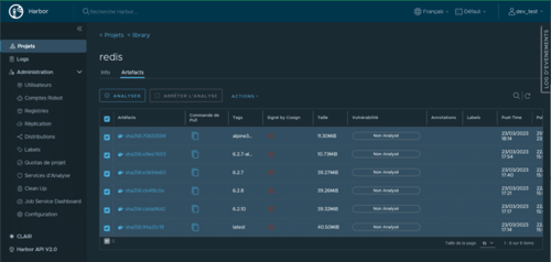 Lancer un scan Cyberwatch depuis Harbor