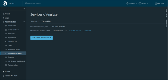 Planifier un scan Cyberwatch automatiquement depuis Harbor